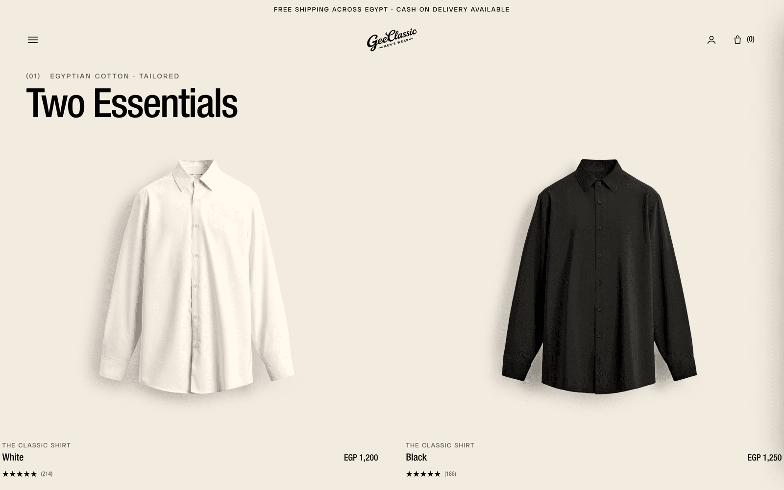 geeclassic homepage hero